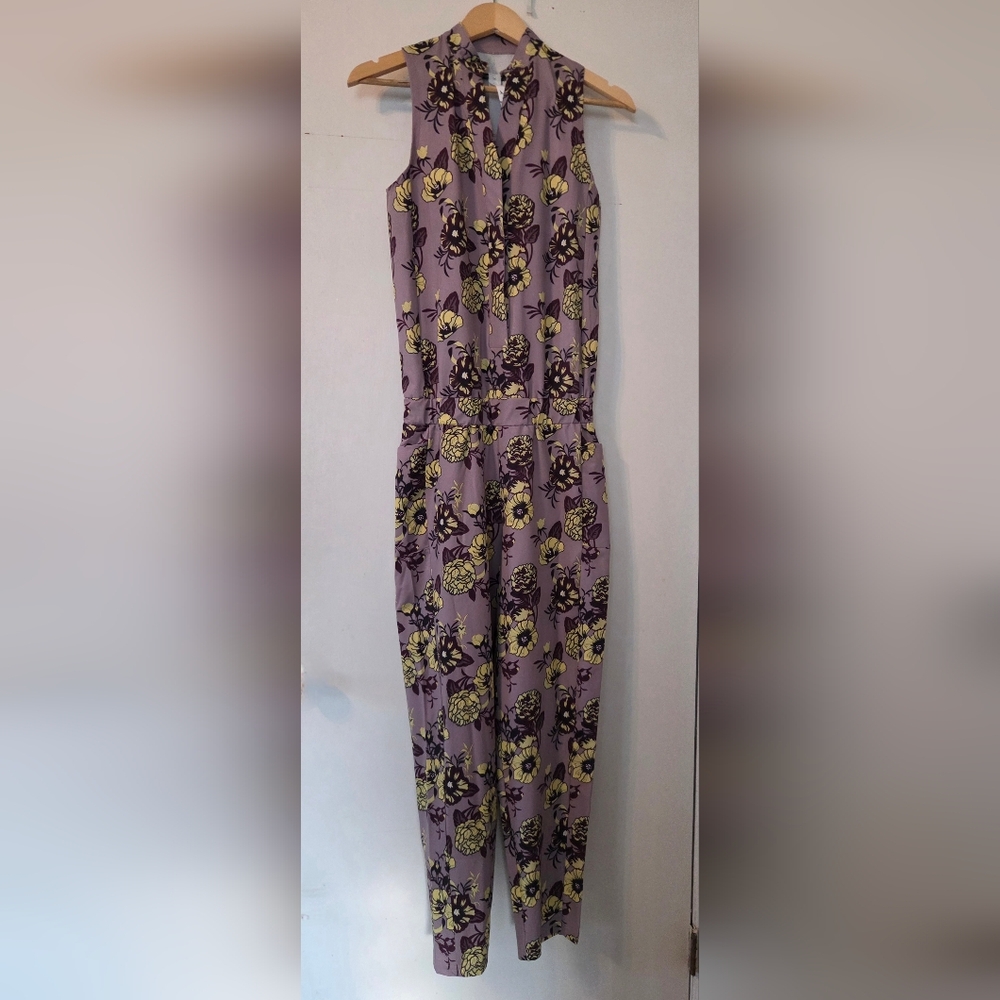 Oiselle Floral Sleeveless Jumpsuit